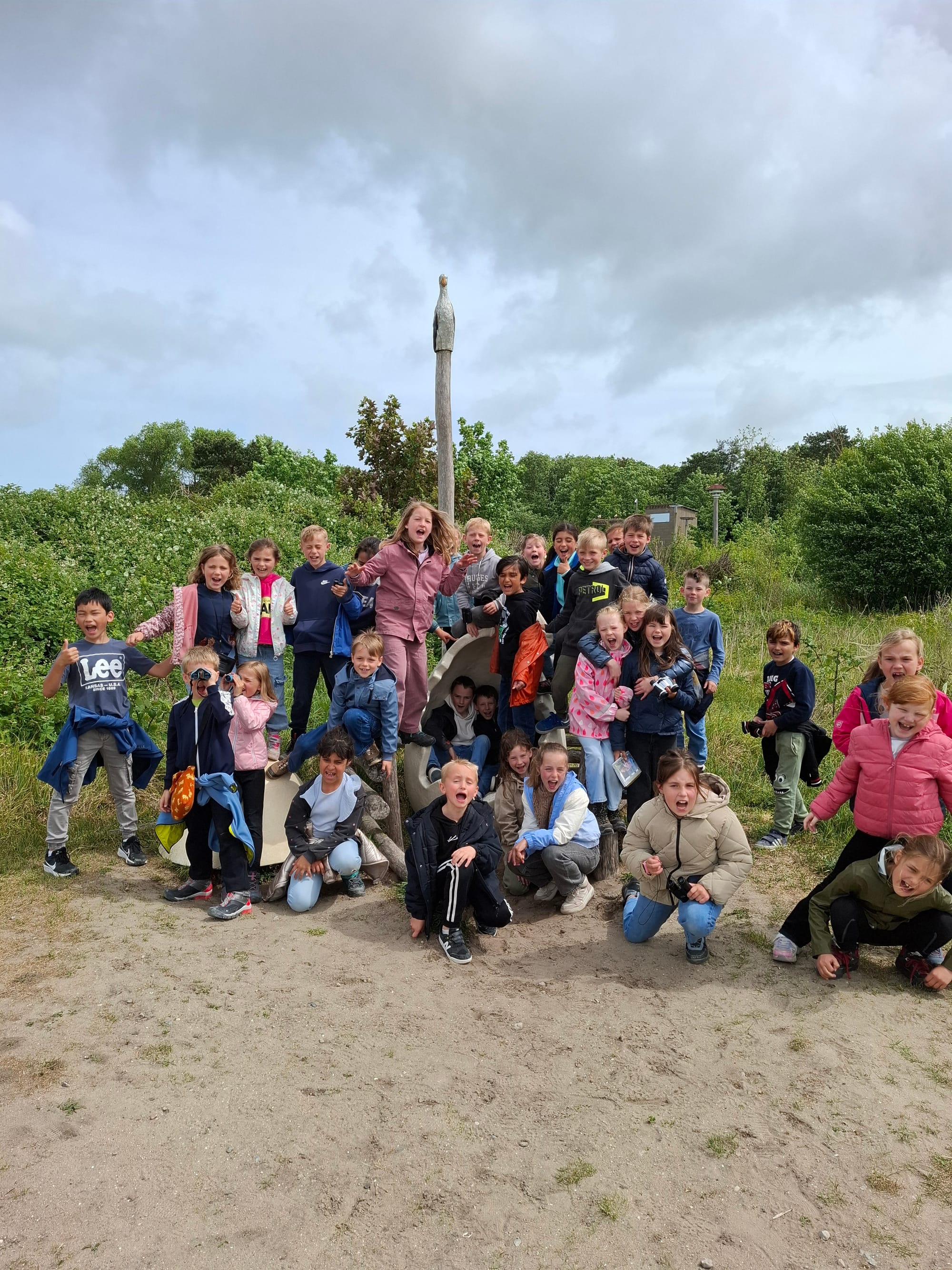L3 gaat vogelspotten in Het Zwin