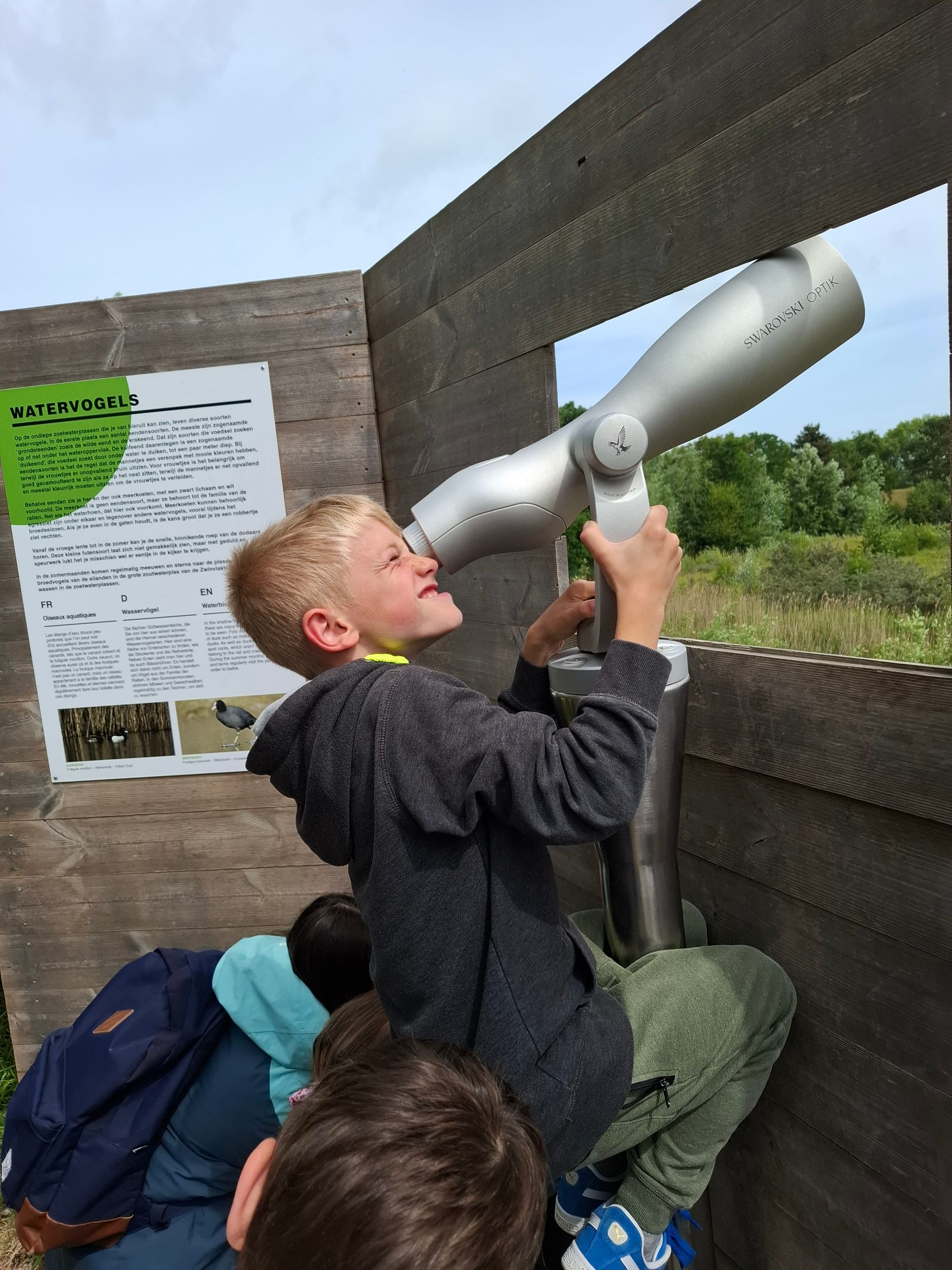L3 gaat vogelspotten in Het Zwin