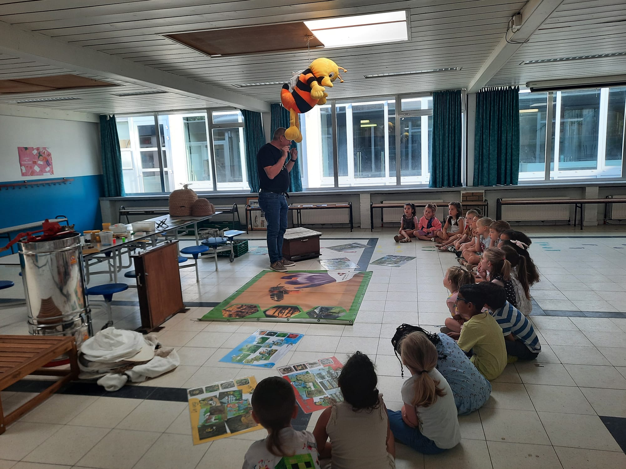 Een imker op bezoek!