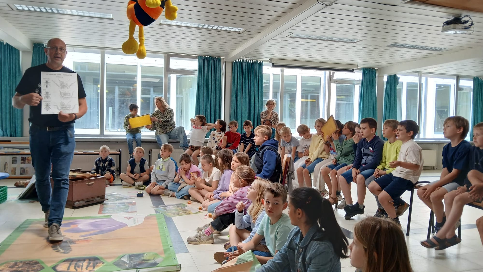 Een imker op bezoek!