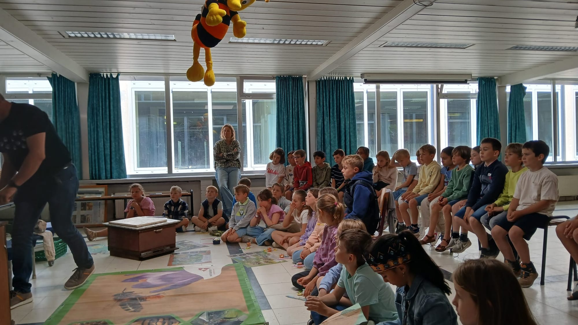Een imker op bezoek!