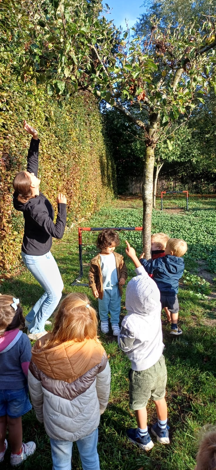 Lekkere appeltjes bij juf Sabine