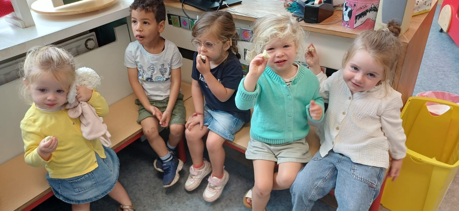 Lekkere appeltjes bij juf Sabine