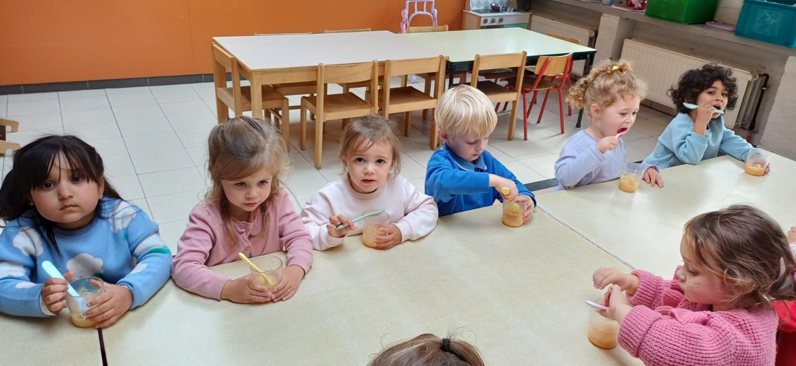 Lekkere appeltjes bij juf Sabine