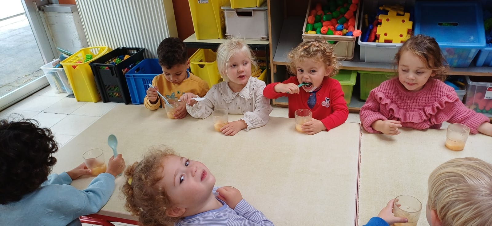 Lekkere appeltjes bij juf Sabine