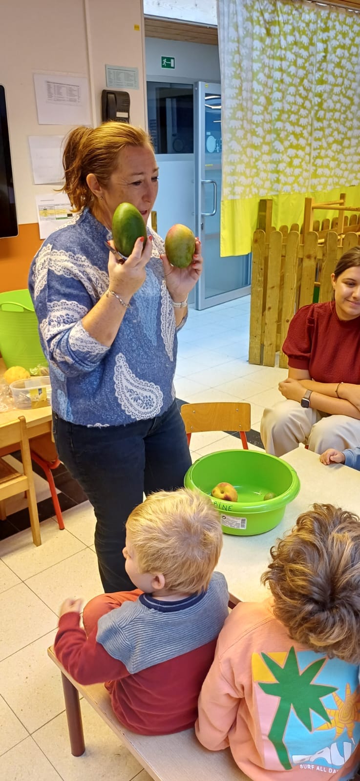 Lekkere appeltjes bij juf Sabine