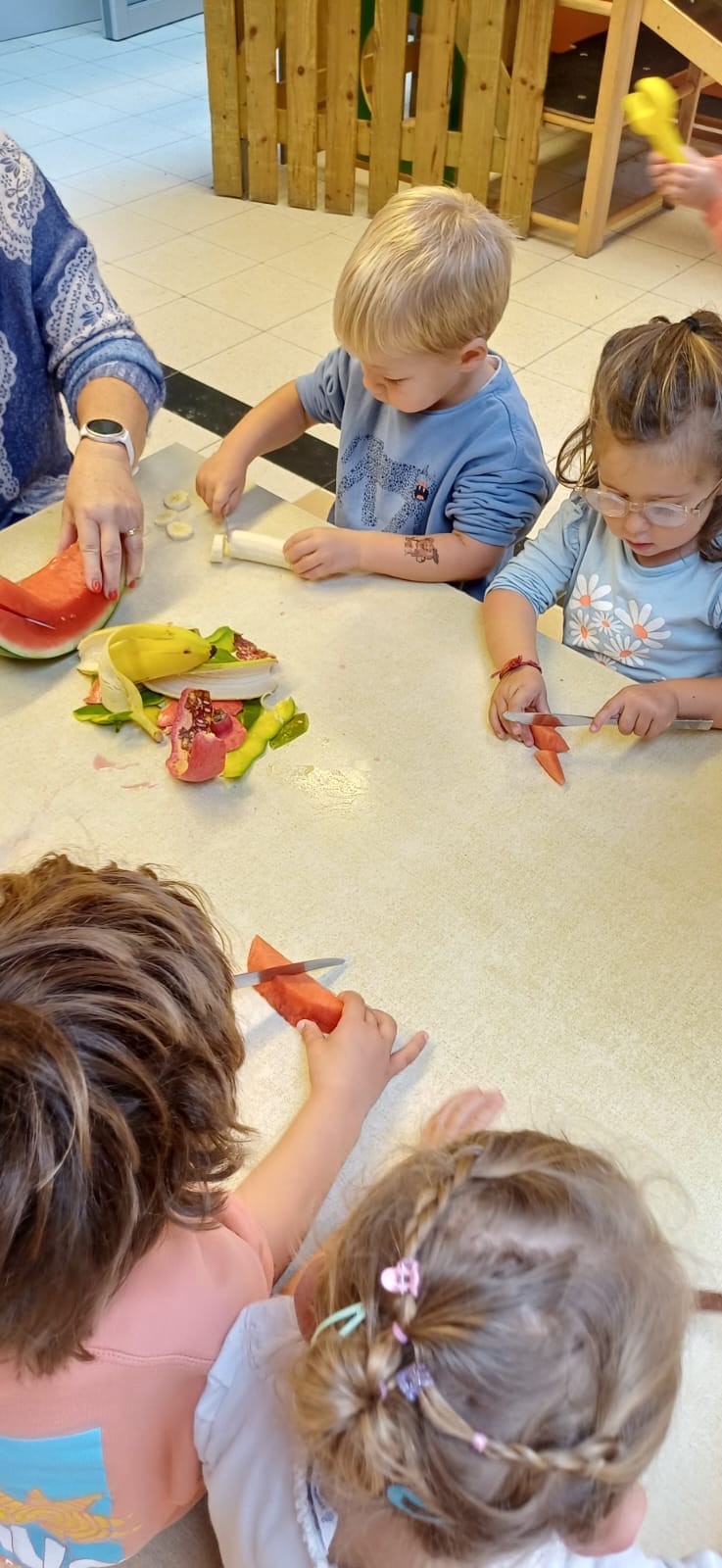 Lekkere appeltjes bij juf Sabine