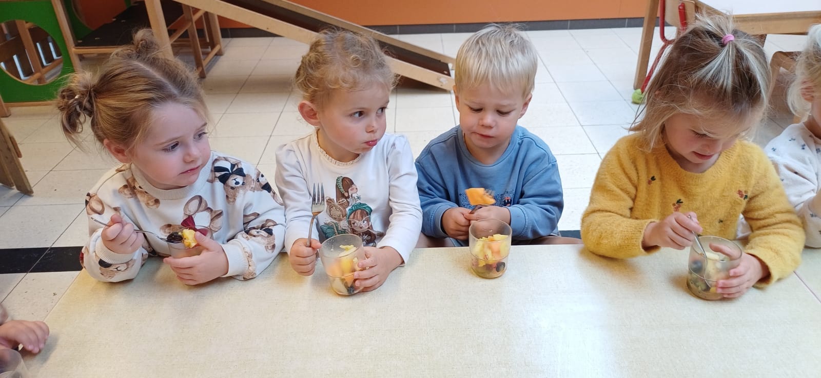 Lekkere appeltjes bij juf Sabine