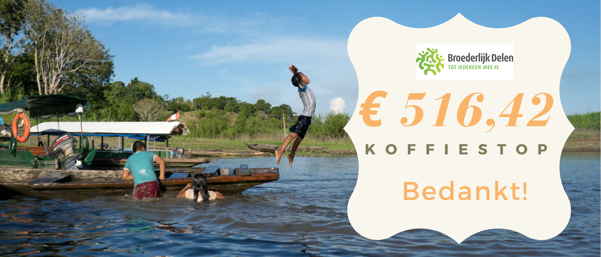 Koffiestop t.v.v. Broederlijk Delen