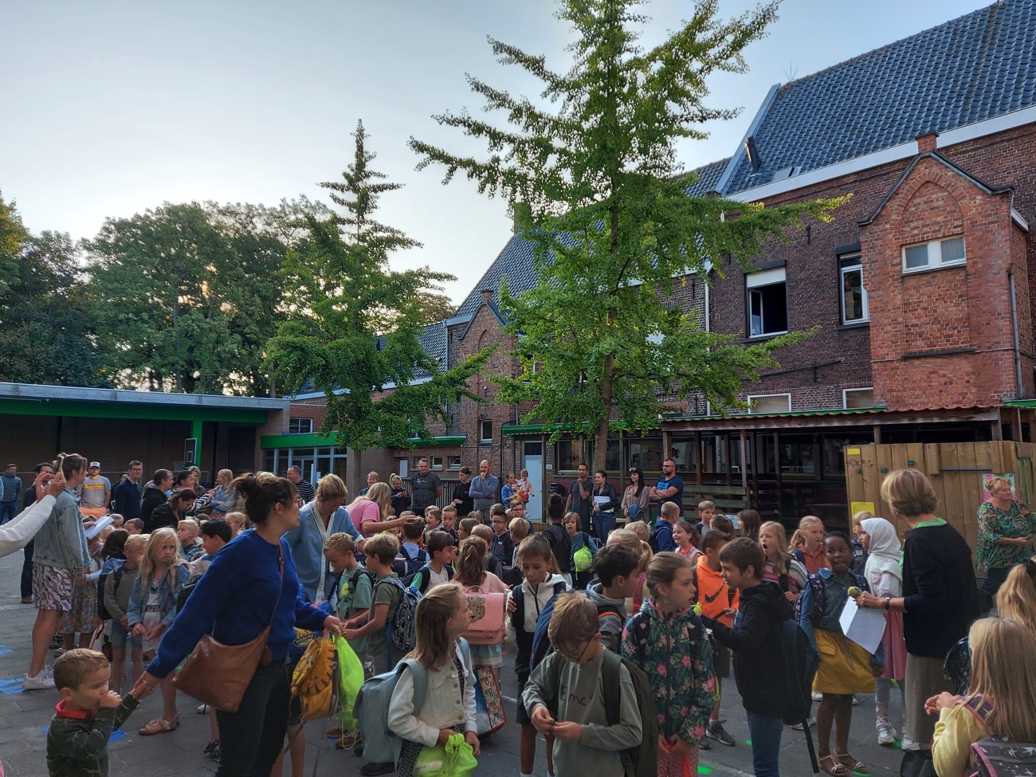 De eerste schooldag