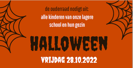 De ouderraad nodigt uit: Halloweenfeest