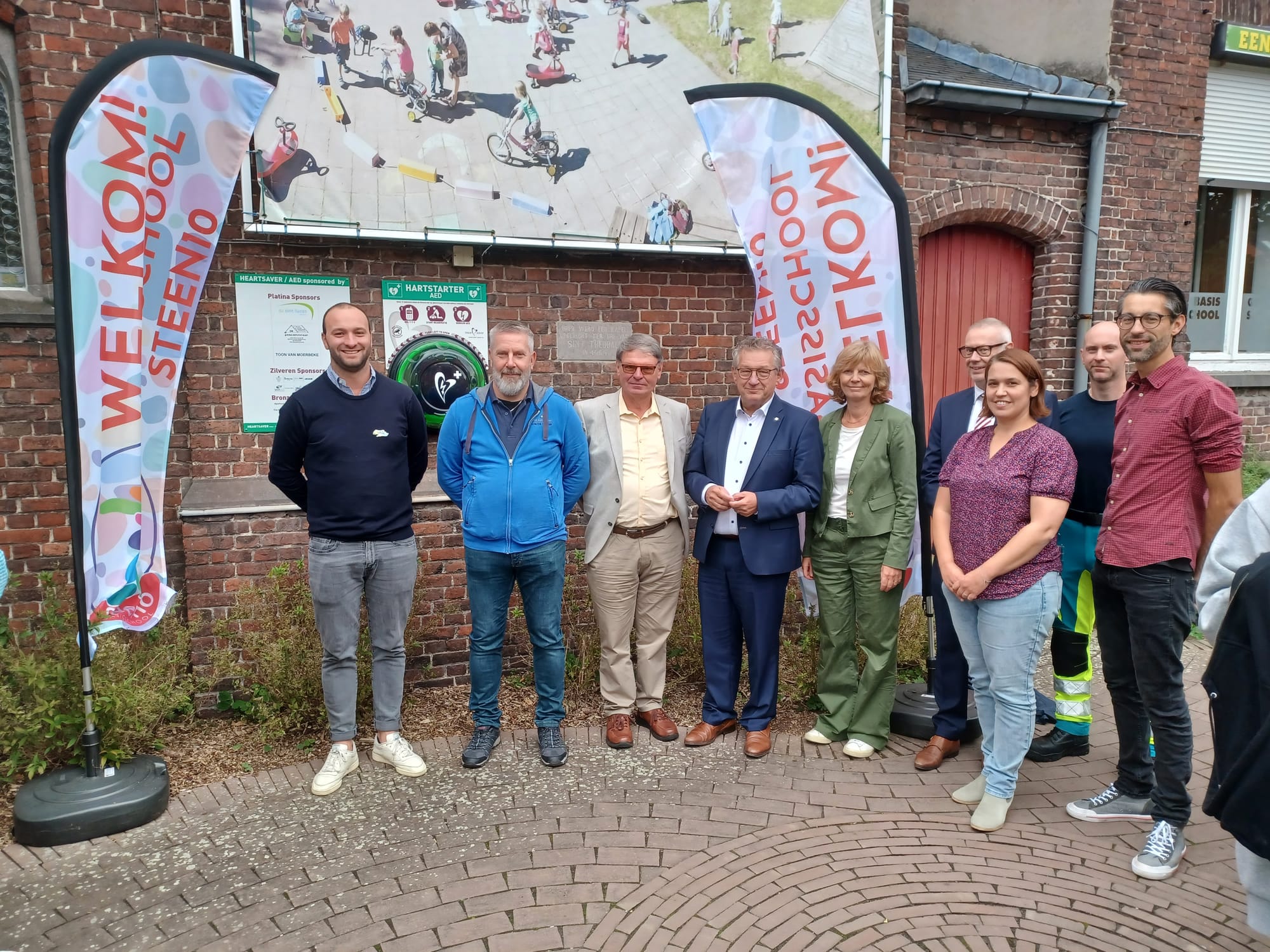Inhuldiging AED toestel afdeling GS
