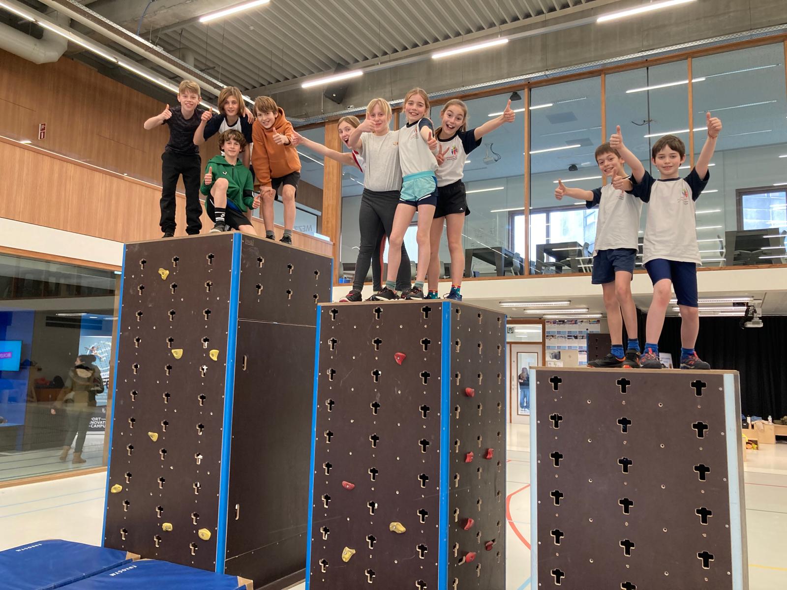 Freerunning met juf Valérie