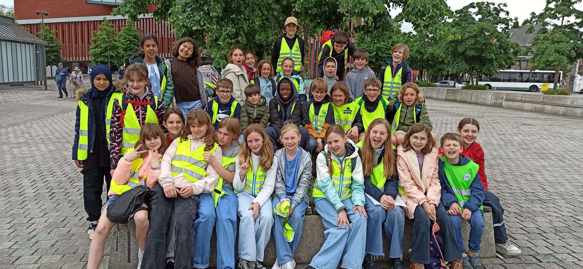 L5 gaat op leerwandeling met L2
