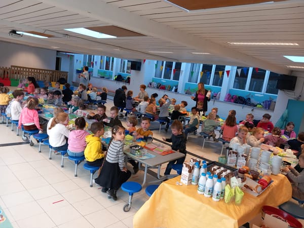 Paasontbijt bij de kleuters