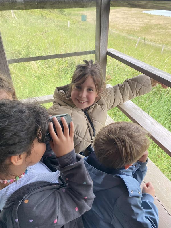 L3 gaat vogelspotten in Het Zwin